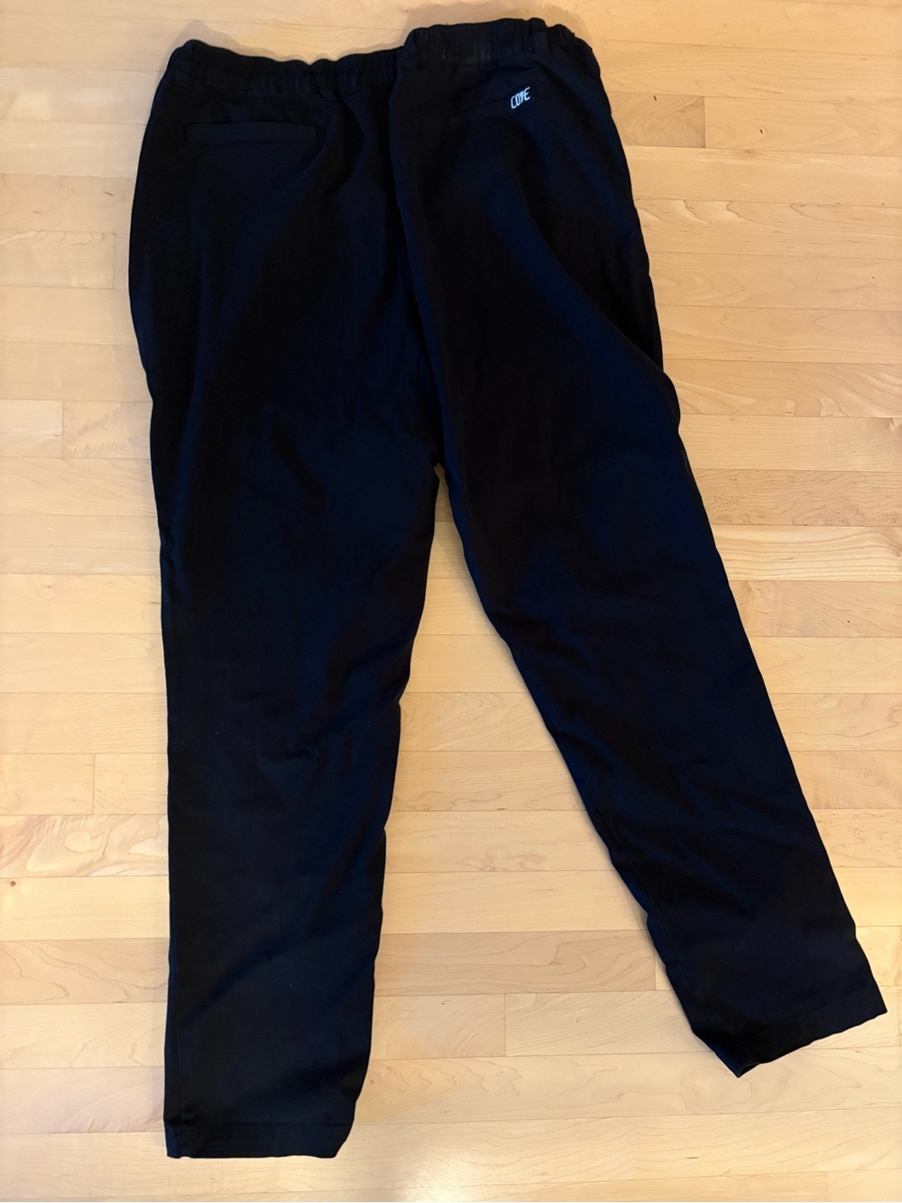 Cove Black Men's Elastic Waist Pants